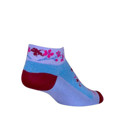 SockGuy 1" Flat-Knit Ladies Sock Apparel SockGuy Blossom S/M 