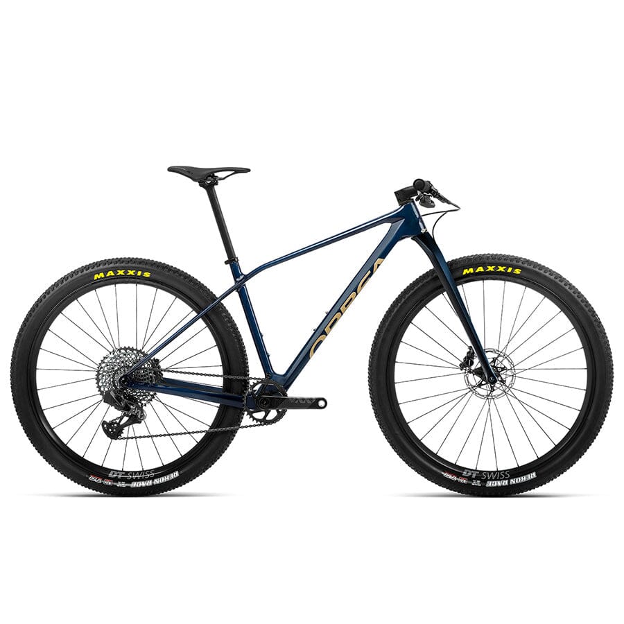 2022 Orbea Alma M-LTD Bikes Orbea Bikes Carbon Blue - Gold (Gloss) S 