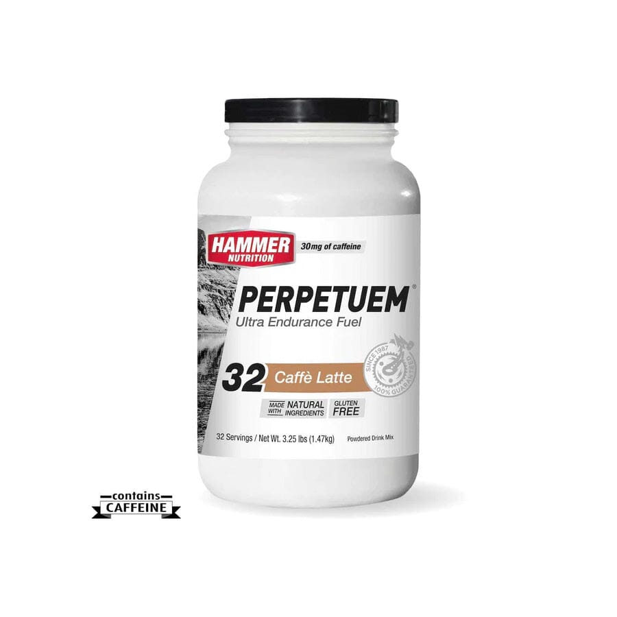 Hammer Nutrition Perpetuem 2.0 Drink Mix Accessories Hammer Nutrition Caffe Latte 32 Servings 