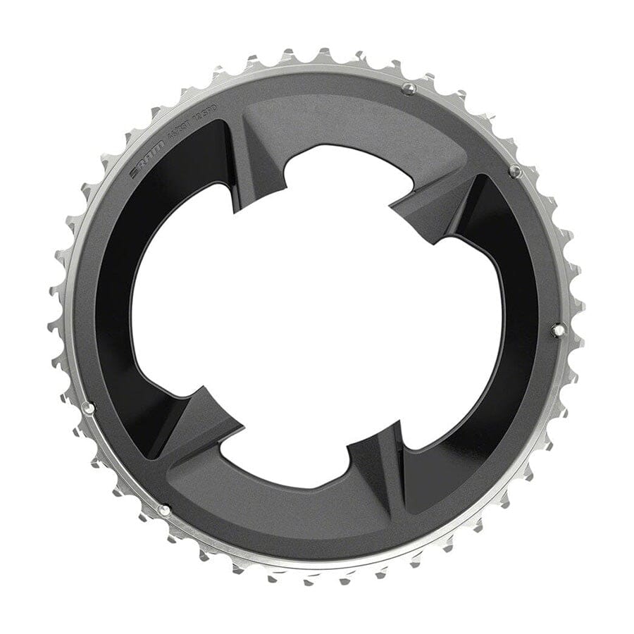 SRAM Rival 2x12-Speed Chainring Components SRAM Black 46T -107 BCD- 4 Bolt for use with 33T 