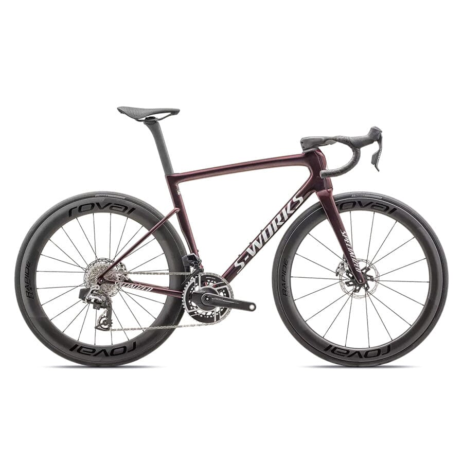 Specialized S-Works Tarmac SL8 SRAM Red eTap AXS Bikes Specialized Gloss Solidarity / Red to Black Pearl / Metallic White 58 