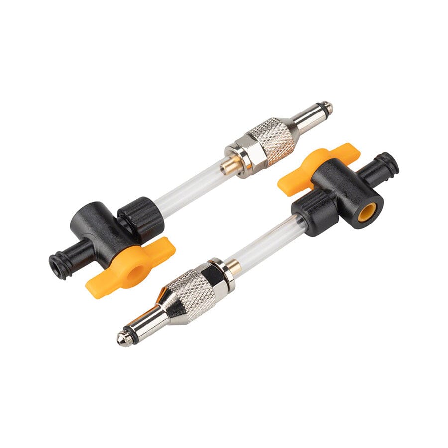 Jagwire Elite DOT Bleed Kit Universal Adapters with 1/4-Turn Valves, Pair | Contender Bicycles