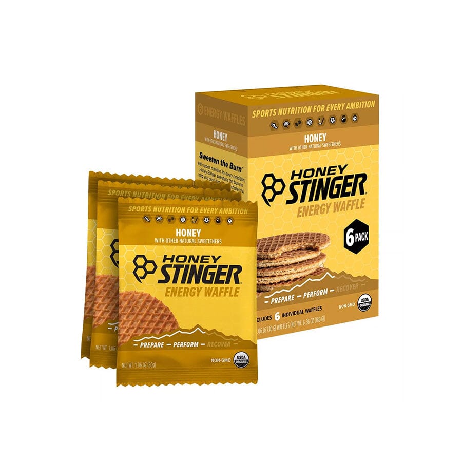 BOX of Honey Stinger Organic Waffles Accessories Honey Stinger Honey 6 Pack 
