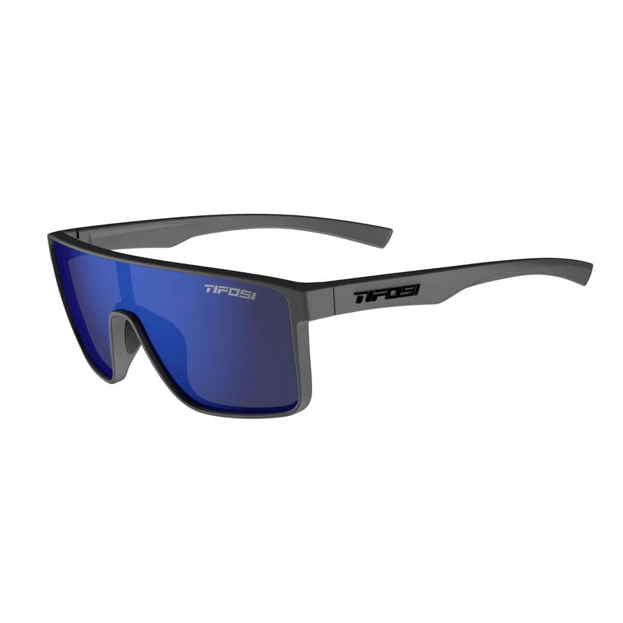 Tifosi Sanctum Sunglasses Apparel Tifosi Matte Gunmetal Frame - Cobalt Blue Mirror Lens 