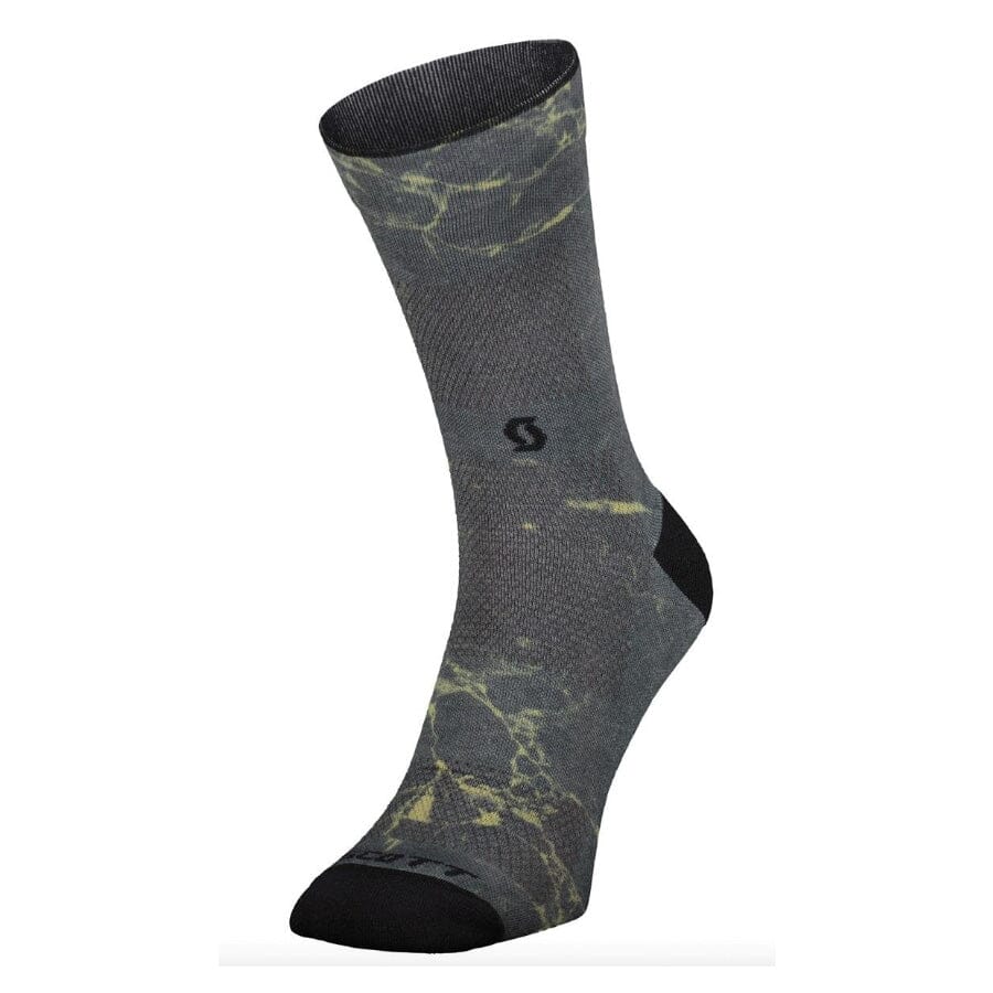 Scott Trail Vertic Crew Sock Apparel SCOTT Bikes Dark Grey / Mud Green 39-41 (M) 