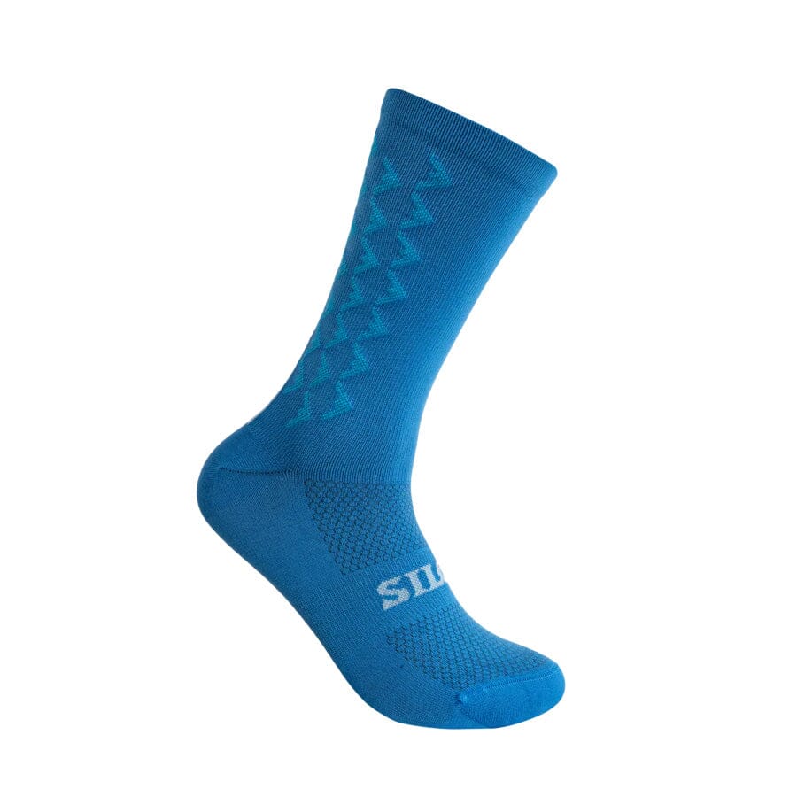 Silca Aero Tall Socks Apparel Silca Cyan Blue M 