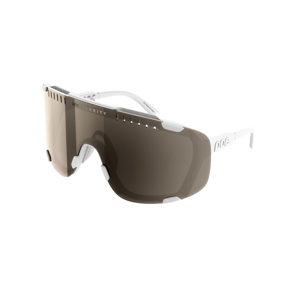 POC Devour Apparel POC Hydrogen White / Clarity Trail with Partly Sunny Silver Lens 