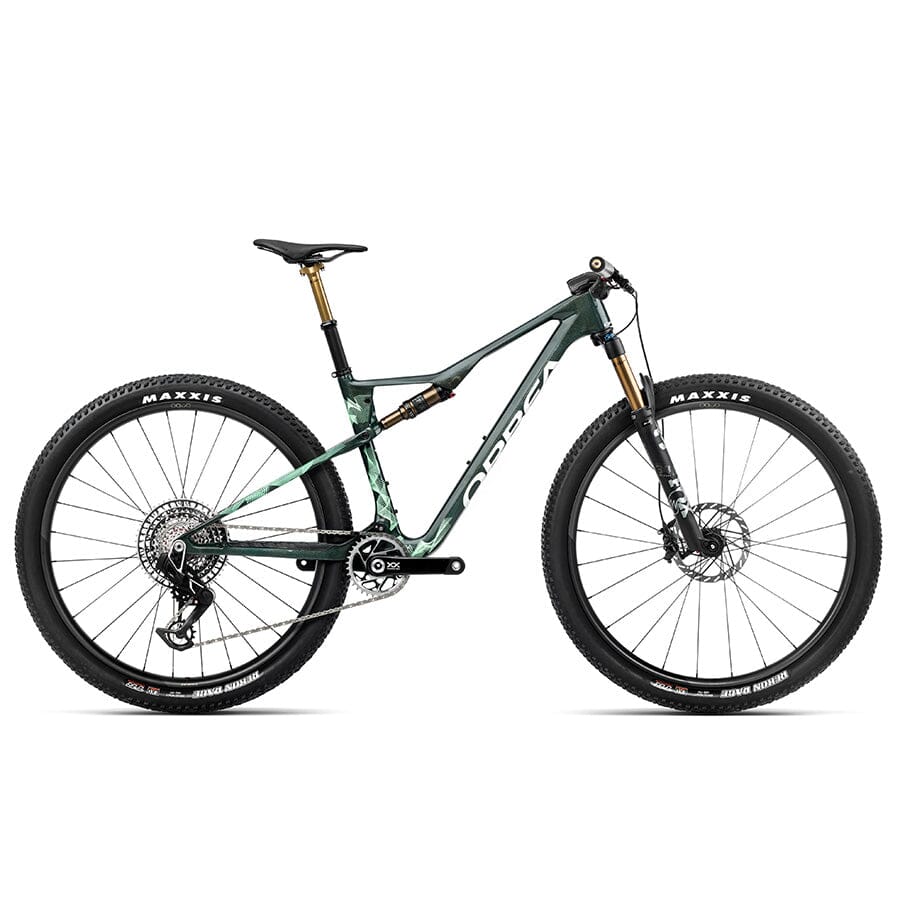 Orbea Oiz M-LTD Bikes Orbea Bikes Oft Forest Green-Green Mint (Gloss) S 