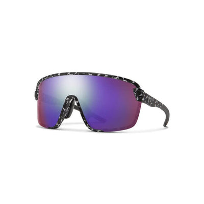 Smith Bobcat Sunglasses Apparel Smith Matte Black Marble - ChromaPop Violet Mirror 