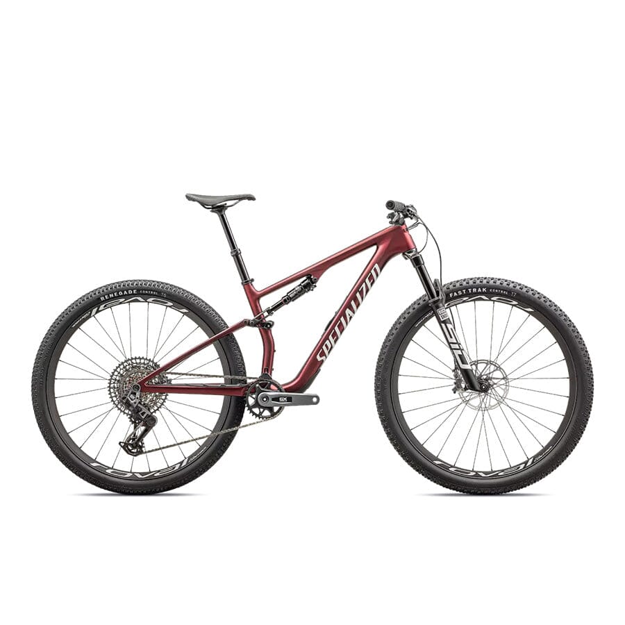 Specialized Epic 8 Expert Bikes Specialized Satin Red Sky / White M 