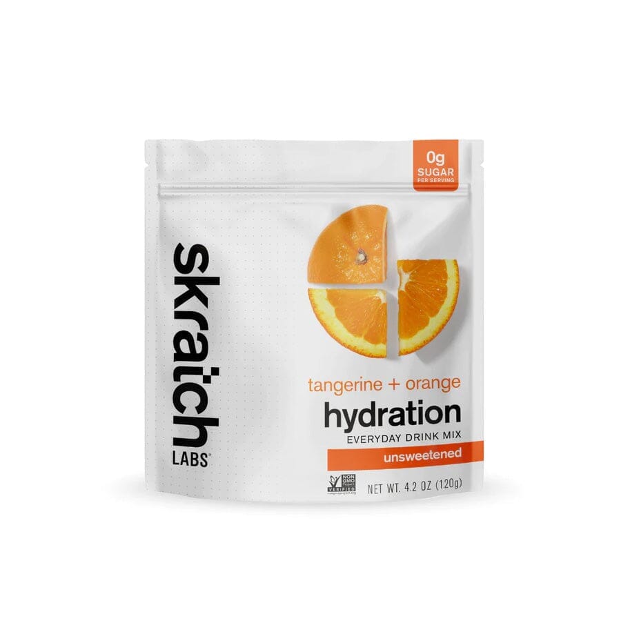 Skratch Labs Hydration Everyday Drink Mix Accessories Skratch Labs Tangerine + Orange Resealable Bag - 30 Serving 