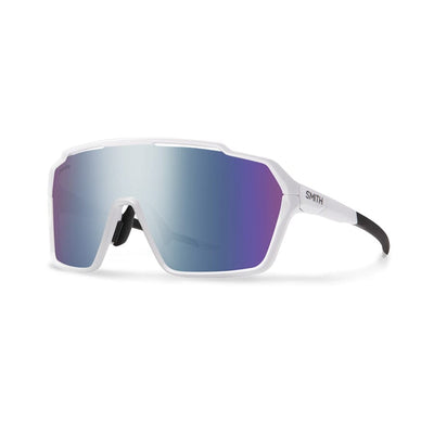 Smith Shift XL MAG Sunglasses Apparel Smith White + ChromaPop Violet Mirror Lens 