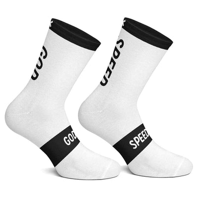 Godspeed Speed God Sock Apparel Godspeed Socks White/Black LG/XL 
