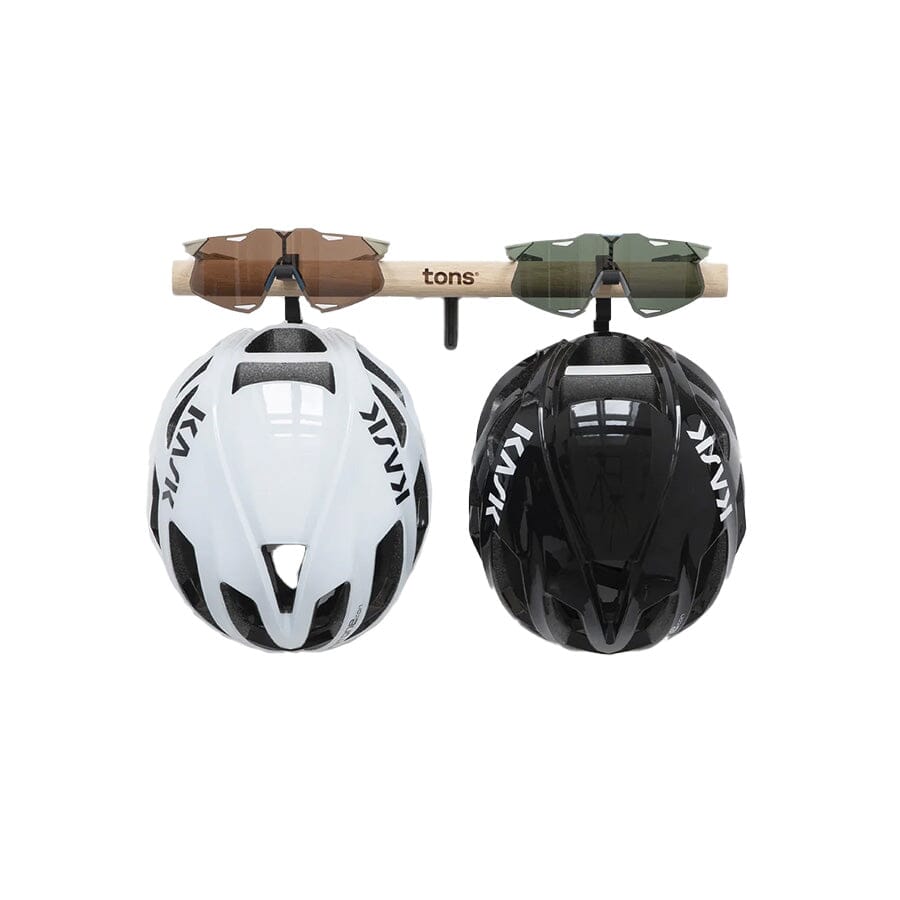 Tons Short Bar Helmet and Glasses Storage, 2x/2x, European Oak, Easy to Mount Tons Short Bar Helmet and Glasses Storage, 2x/2x, European Oak, Easy to Mount