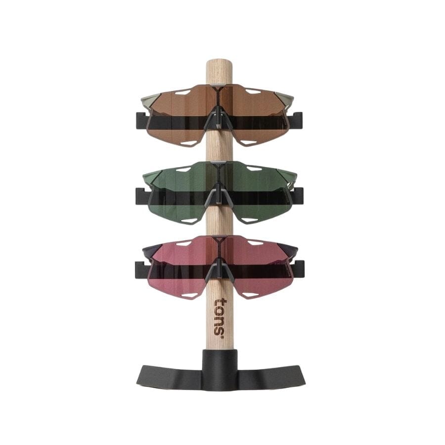 tons Desk Organiser . 3x Glasses ACCESSORIES tons Natural Oak 