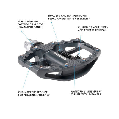 Shimano PD-EH500 SPD Pedals Components Shimano 