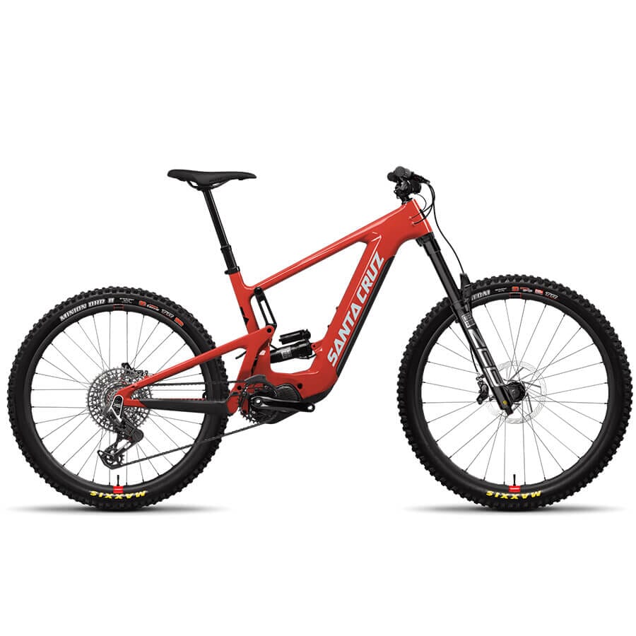 Santa Cruz Heckler 9 CC X0 AXS Transmission Reserve MX Kit Bikes Santa Cruz Bicycles Gloss Heirloom Red S 