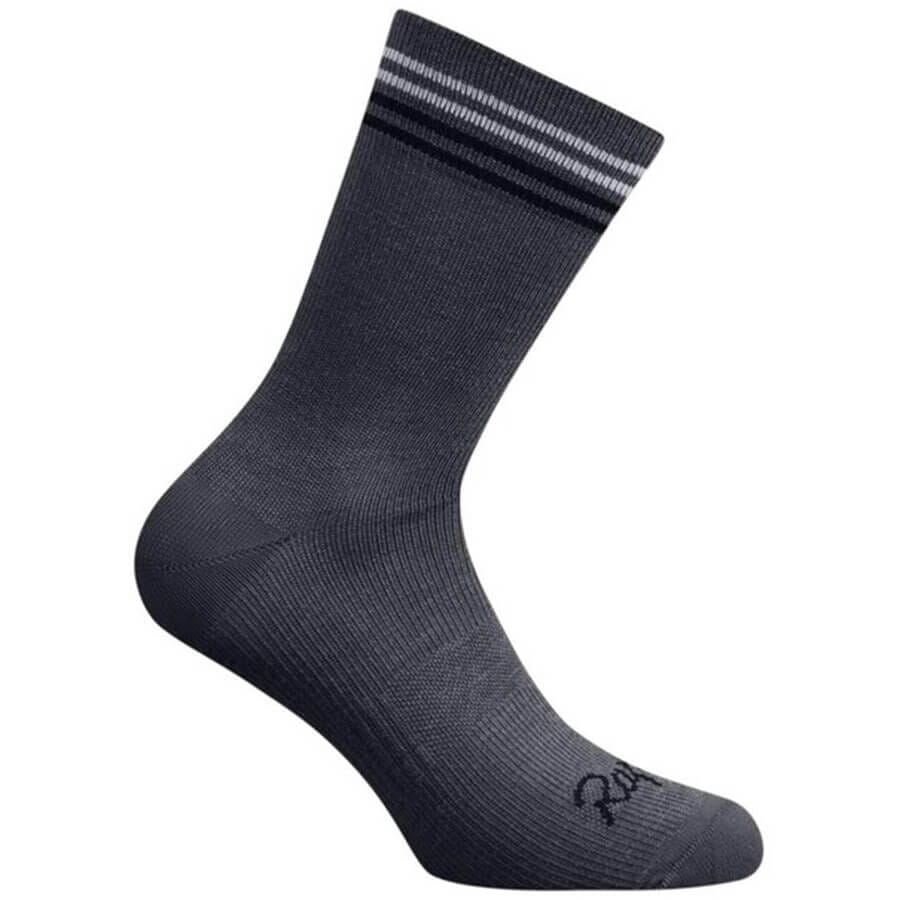 Rapha Merino Socks - Regular Apparel Rapha Carbon Grey / Off-White Medium 