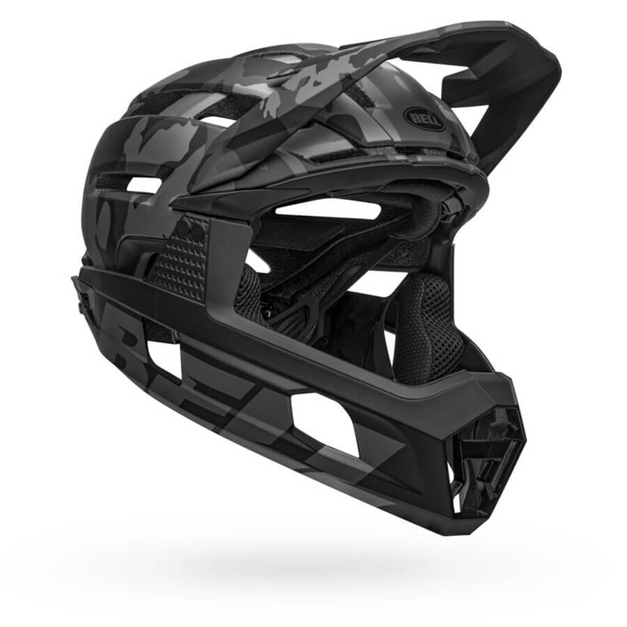 Bell Helmets Super Air R Spherical Apparel Bell Matte/Gloss Black Camo MD 