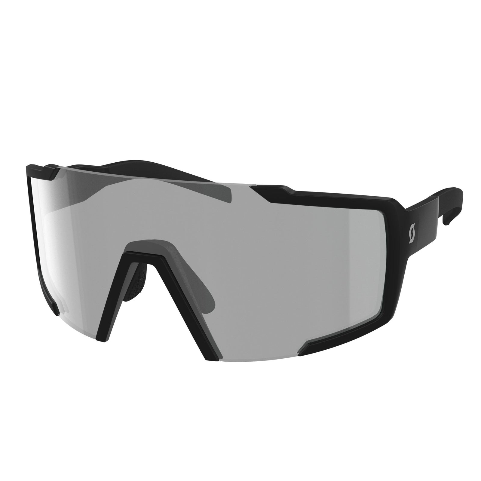 SCOTT Shield LS Sunglasses Apparel SCOTT Bikes Black Matte/Grey Light Sensitive 