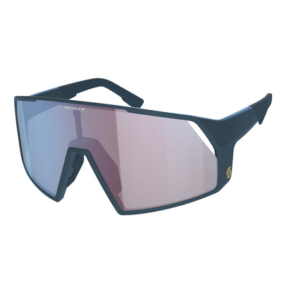 Scott Pro Shield Sunglasses Apparel SCOTT Bikes Submariner Blue/Blue Chrome 