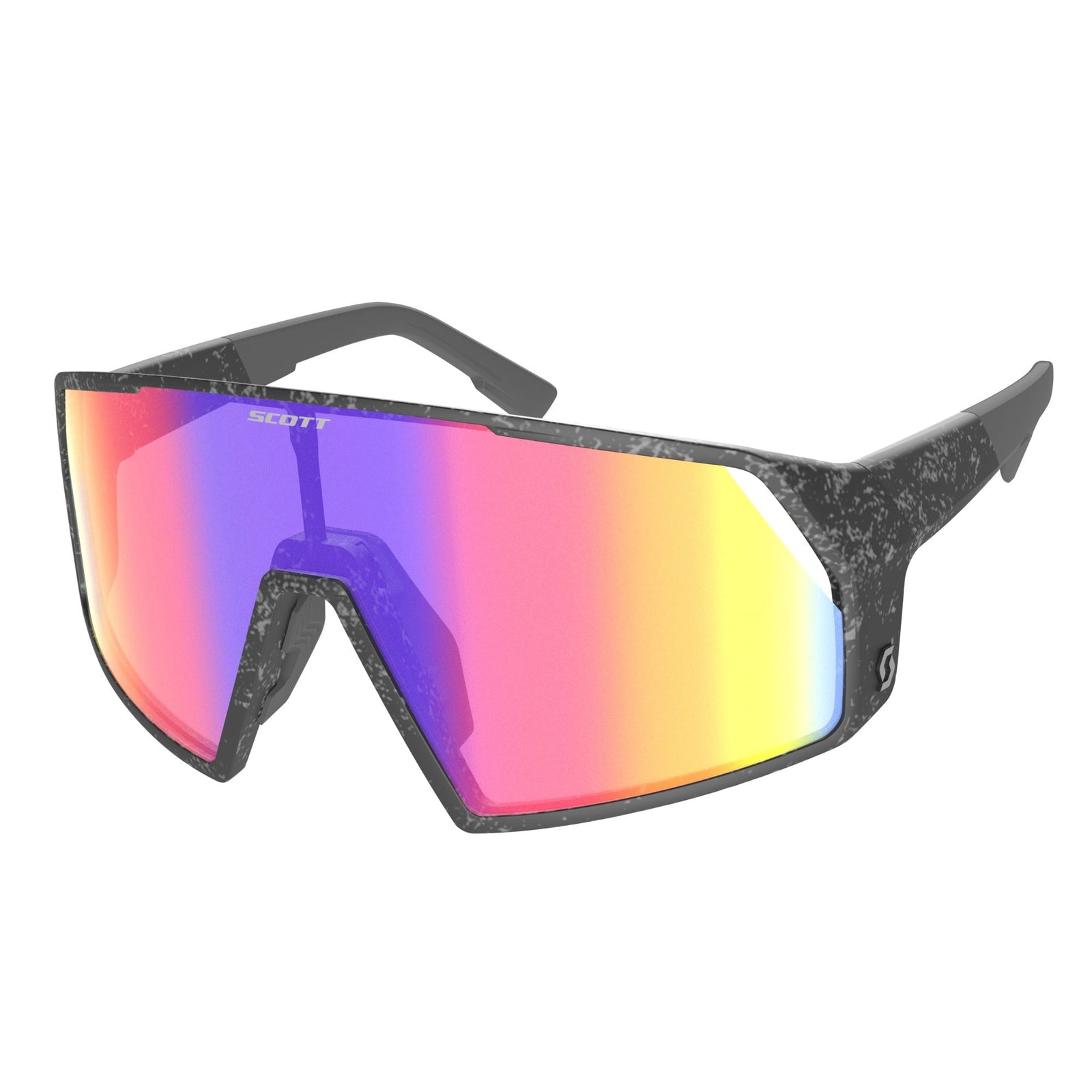 Scott Pro Shield Sunglasses Apparel SCOTT Bikes Marble Black/Teal Chrome 