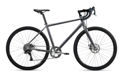 Roll A:1R Adventure Bike Bikes Roll Bicycle Company Matte Charcoal With Matte Black Components Women's Size 2 