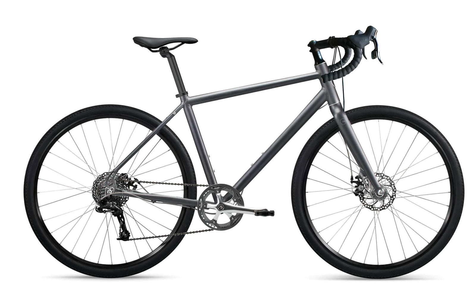 Roll A:1R Adventure Bike Bikes Roll Bicycle Company Matte Charcoal With Matte Black Components Women's Size 2 