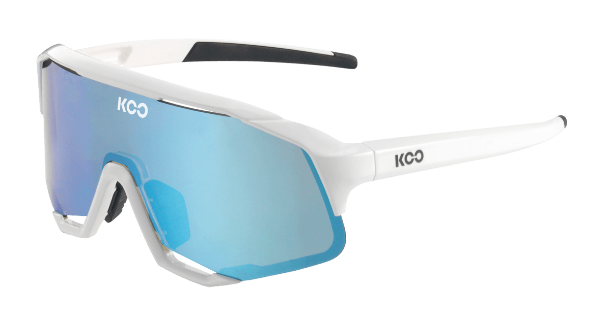 Koo Demos Sunglasses Apparel KOO White/ Turquoise Mirror 