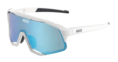 Koo Demos Sunglasses Apparel KOO White/ Turquoise Mirror 