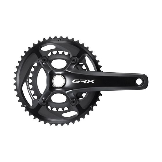 Shimano GRX FC-RX810-2 Components Shimano 175mm, 11-Speed, 48/31t, 110/80 BCD, Hollowtech II Spindle Interface, Black 