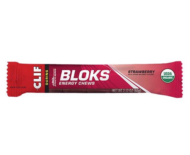 Clif Bloks Energy Chews Accessories Clif Bar Strawberry 