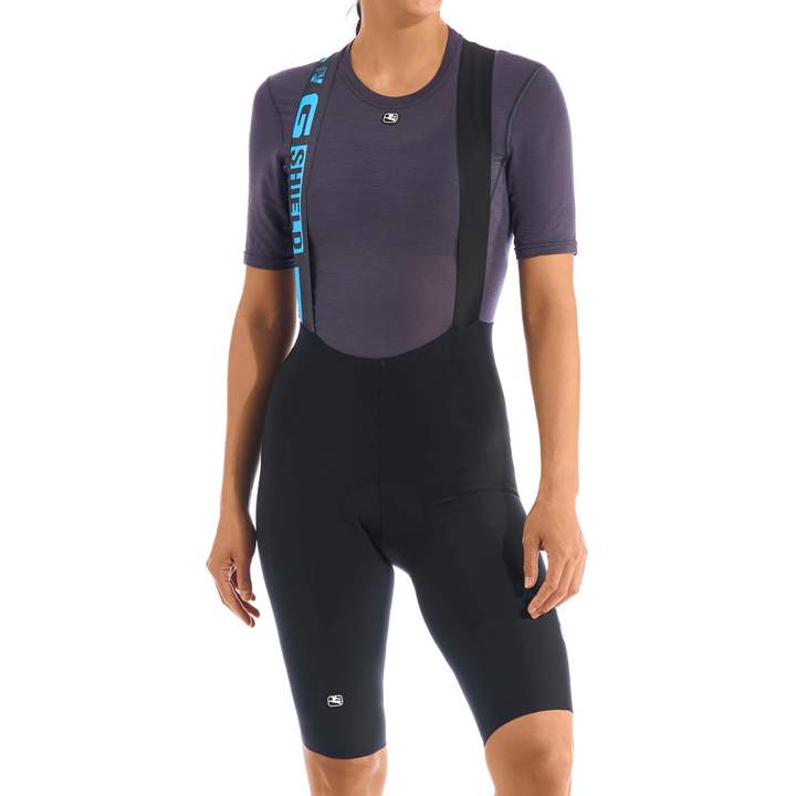 The Giordana Women's G-Shield Thermal Bib Short Front View