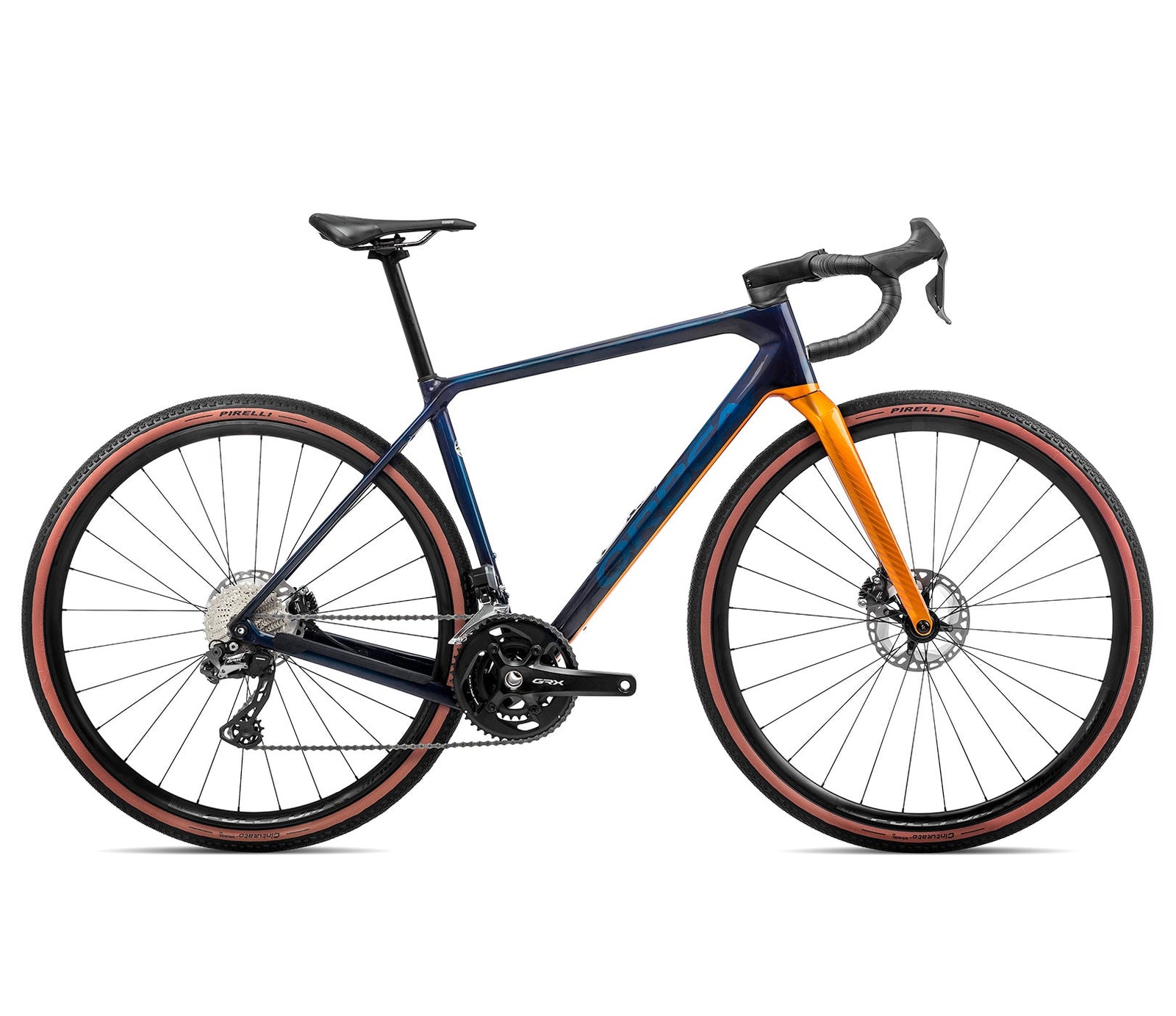 2022 Orbea Terra M20i Team Bikes Orbea Blue Carbon - Leo Orange XS 