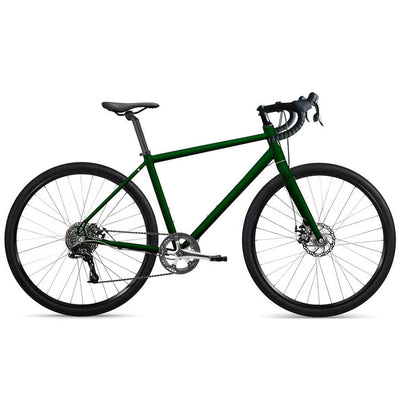 Roll A:1R Adventure Bike Bikes Roll Bicycle Company British Racing Green With Matte Black Components Men's Size 3 