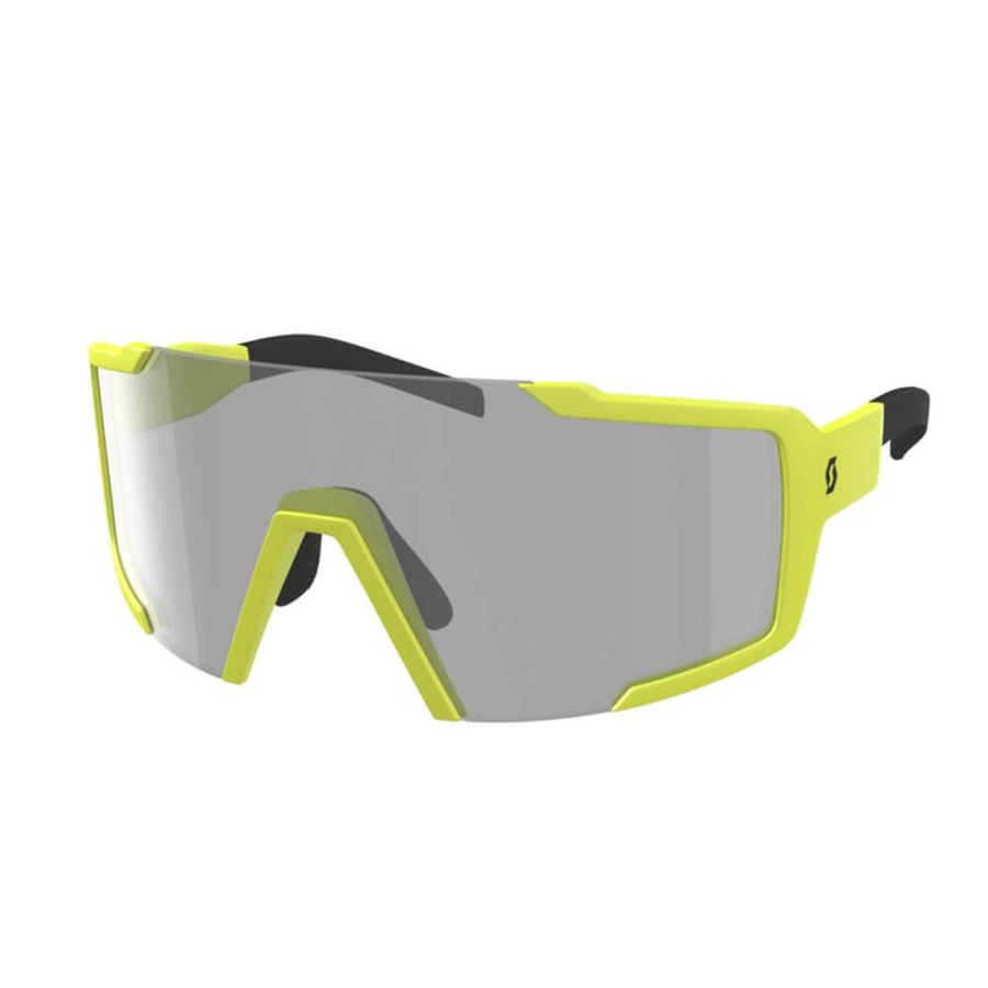 SCOTT Shield LS Sunglasses Apparel SCOTT Bikes Yellow/Grey Light Sensitive 