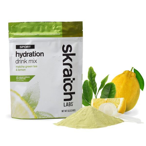 Skratch Labs Sport Hydration Mix Accessories Skratch Labs Matcha Green Tea and Lemon 20 Serving Resealable Bag 