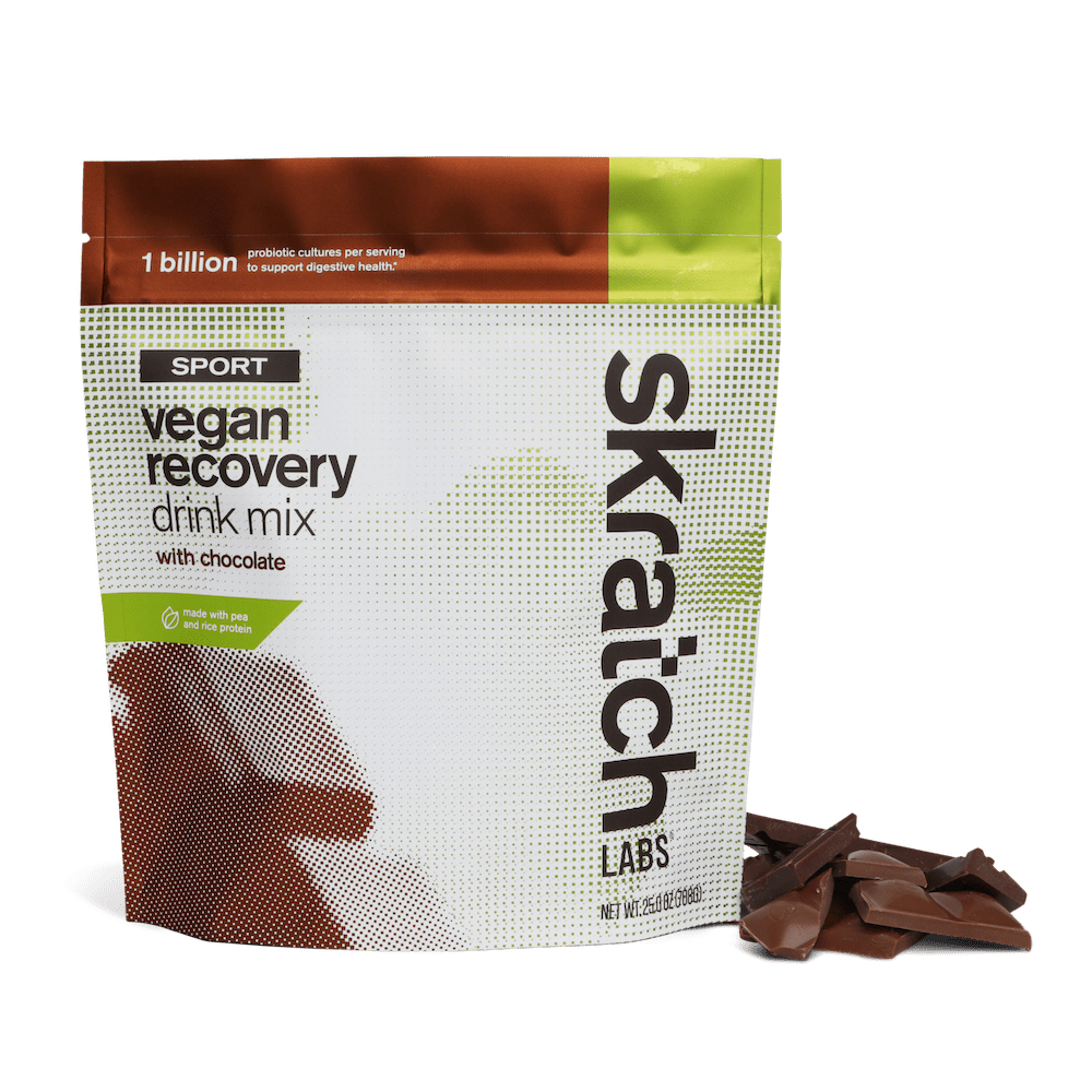 Skratch Labs Sport Recovery Drink Mix Accessories Skratch Labs Chocolate, 12-Serving Resealable Pouch, Vegan 