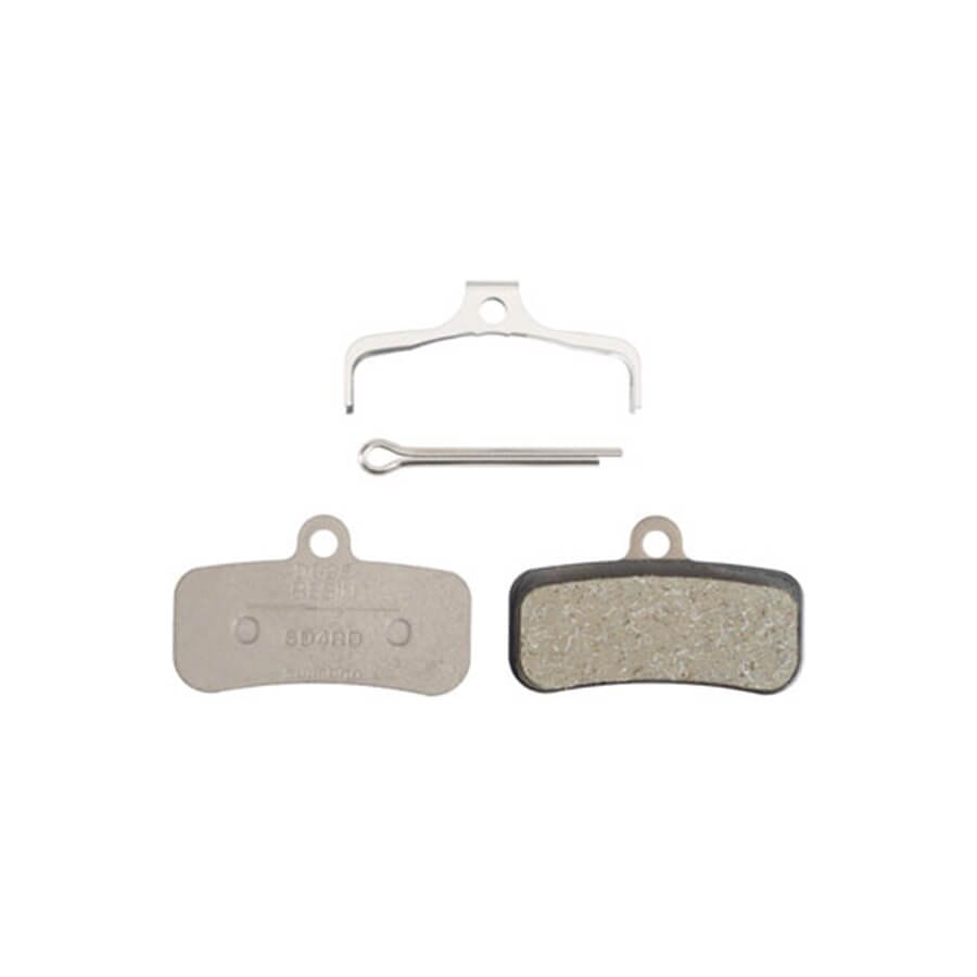 Shimano D03S-RX Disc Brake Pad and Spring - Resin Compound, Stainless Steel Back Plate, One Pair Components Shimano 