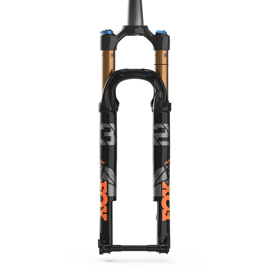 FOX 32 Step-Cast Factory Suspension Fork Components Fox Shiny Black 29" 100mm 15 x 100mm 4mm Offset FIT4 Push-Lock 