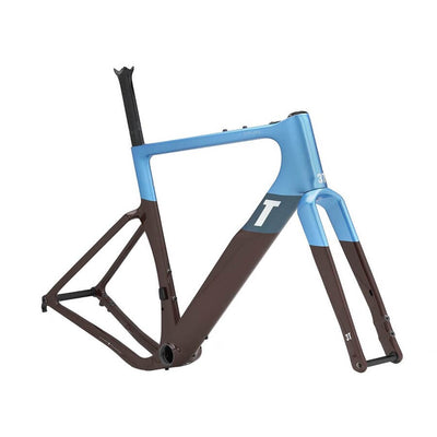 3T Exploro RaceMax Frameset Bikes 3T Blue/Brown 61 