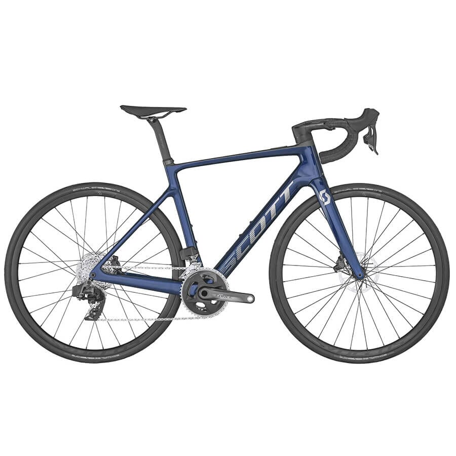Scott Addict eRide 20 Bikes Scott Bikes Blue XS49 