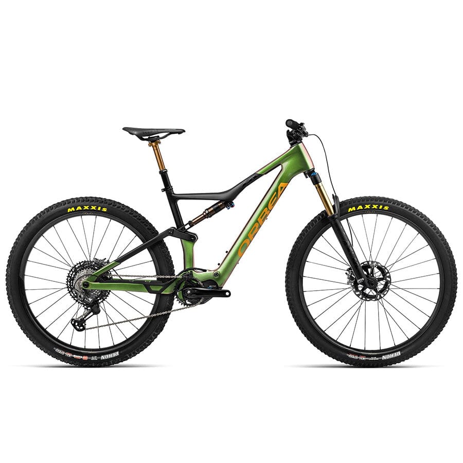 Orbea Rise M-LTD Bikes Orbea Chameleon Goblin Green (Gloss)-Black (Matt) S 