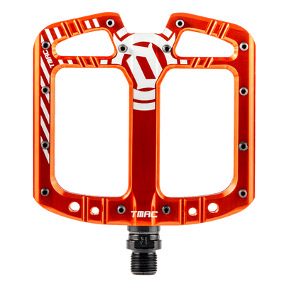 Deity TMAC Pedals Components Deity Components Orange 