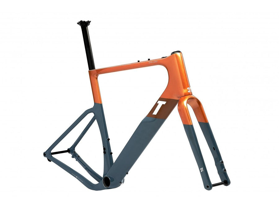 3T Exploro Racemax Frameset Bikes 3T Grey/Orange 56 
