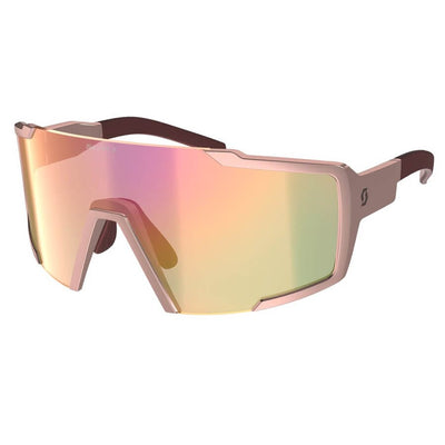 Scott Shield Sunglasses Apparel Scott Crystal Pink / Pink Chrome 