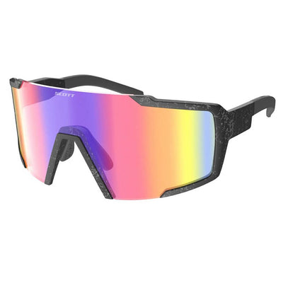 Scott Shield Sunglasses Apparel Scott Marble Black / Teal Chrome 