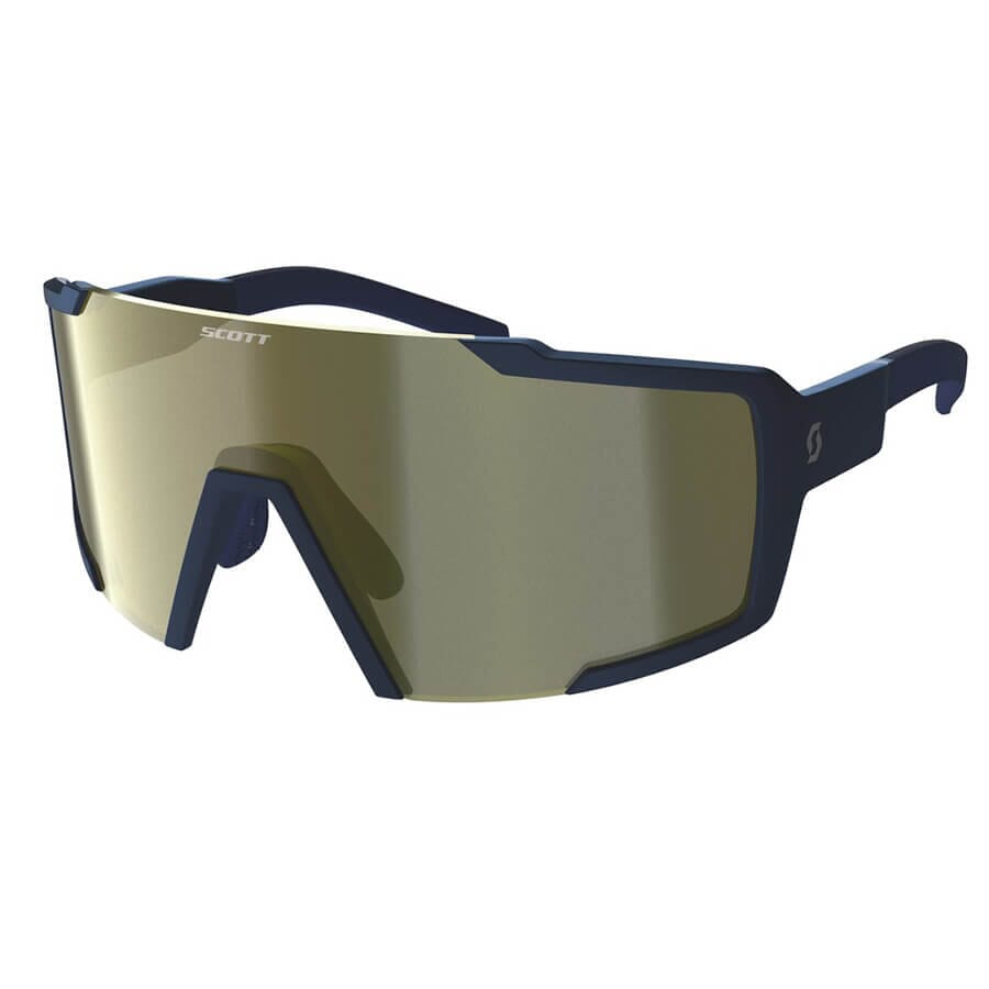 Scott Shield Sunglasses Apparel Scott Submariner Blue / Gold Chrome 